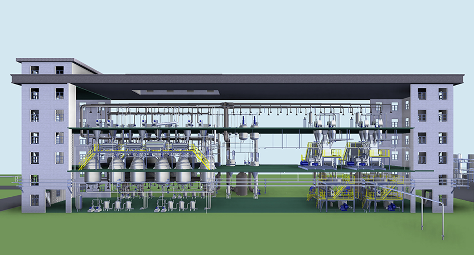 安徽華星-草甘膦加工車(chē)間